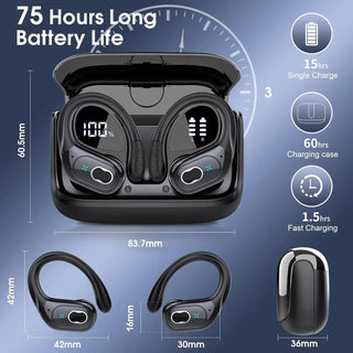 Wireless Noise Cancellation Sports Earphones