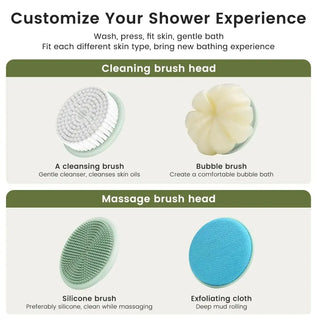 Electric Body Brush Shower Back Scrubber