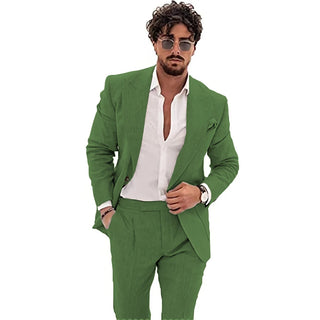 Stylish Tuxedo 2Pcs Men Wedding Suits