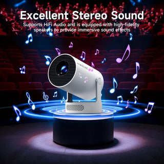 Android 14 Dual Home Cinema Projector
