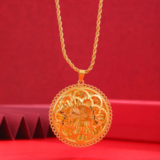 Luxury Gold Flower Vintage Necklace