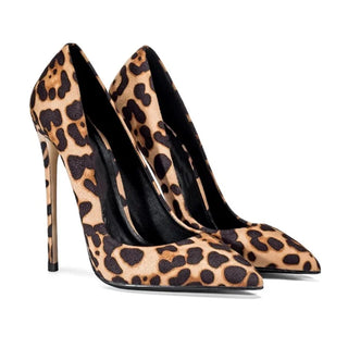Ultra High Heeled Women Leopard Shoes