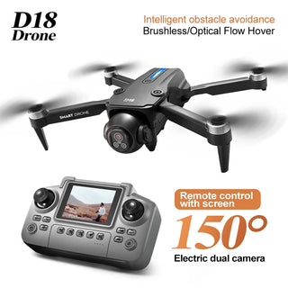 D18 Drone Screen Control Brushless 150 °Electrically Adjustable Obstacle Avoidance Aerial Photography Remote-controlled Aircraft