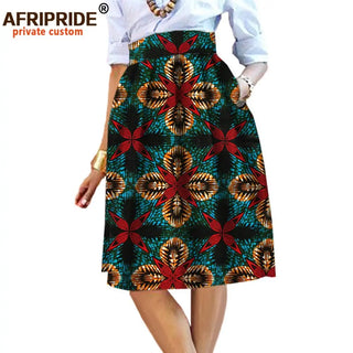 African Style Garment Midi Skirt