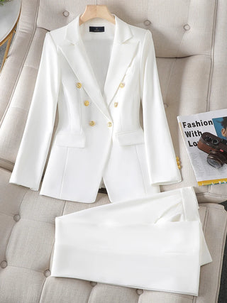 Office Ladies Business Wear Pants Suit
