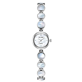 Luxury Women’s Gold Shell Bracelet Quartz Dress Watch