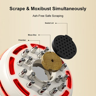 Powerful Gua Sha Massage Instrument Fat Burning, Slimming and Relaxation Frosted Massager Meridian Body Soothing Brush Microcurr