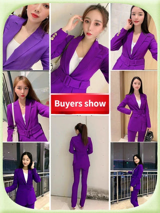 Office Ladies Professional Two-piece Suit