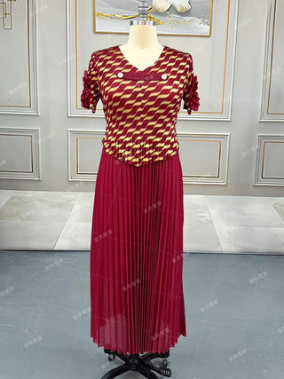 Luxury Evening Party Formal Pleated Dress