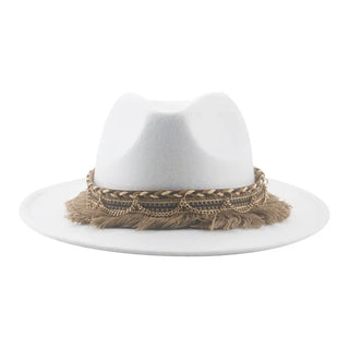 Luxury  Vintage Felted Fedora Hat
