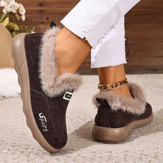 Warm Fleece-lined Slip-resistant Shoes