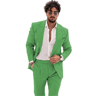 Stylish Tuxedo 2Pcs Men Wedding Suits