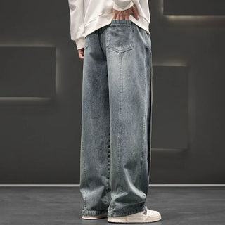 Men Wide Leg Loose Jeans Pants