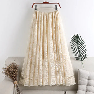 Vintage Embroidery Ethnic Style Party Skirt