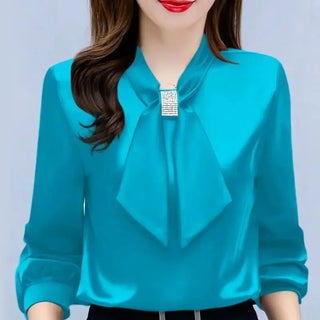 Office Lady Long Sleeve Blouse