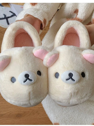 Cute Relaxing Style Warm Slippers