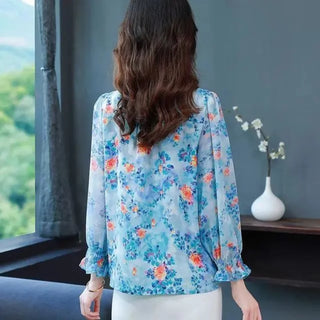 Simplicity Versatile Ruffle Sleeve Blouse