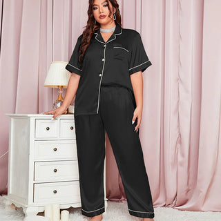 Women Silk Personalized Pajamas Set