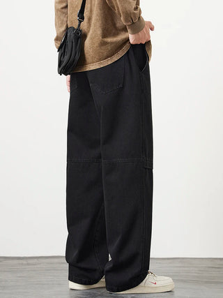 Men's Wide Leg Denim Jeans Pants