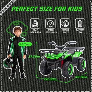 Electronic Kids Ride On ATV Off-Road Vehicle