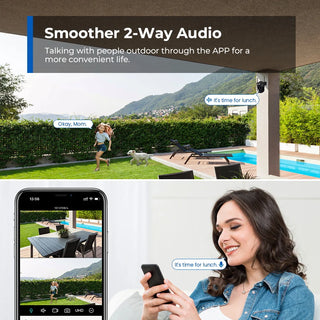 Dual Screen Wifi Surveillance Security Camera