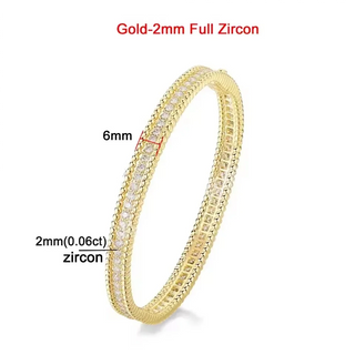 COSYA GRA Certified Full Moissanite Bangles S925 Silver 18K Gold Sparkling Lab Diamond Bracelet Luxury Jewelry Gifts For Women