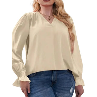 Office Lady Long Sleeve Chiffon Blouse