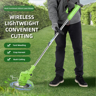 Portable Garden Mower Home Weeder Small Weed Whacker Lithium Battery Rechargeable Weed Whacker Multifunction Hoeing Mower