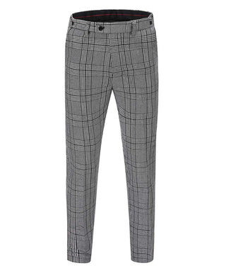 Men's Houndstooth Business Tuxedos Suits