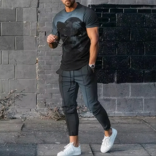 Men's Sports Short Sleeve Set