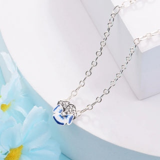 Fashion Sterling Silver Collier Necklace