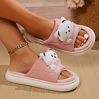 Cute Cartoon Four Season Indoor Slippers