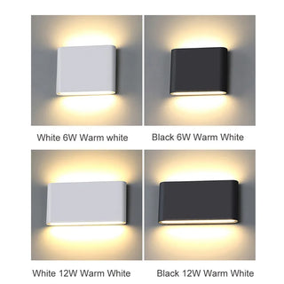 Modern Outdoor 12W LED Wall Lamp