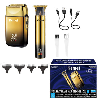 Professional Barber Hair Clippers Machine Set