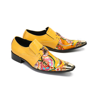 Pointed Toe Genuine Leather Formal Shoes