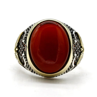 Fine Zircon Agate Stone Party Ring